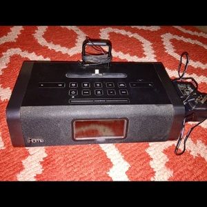 Black IHome dock
